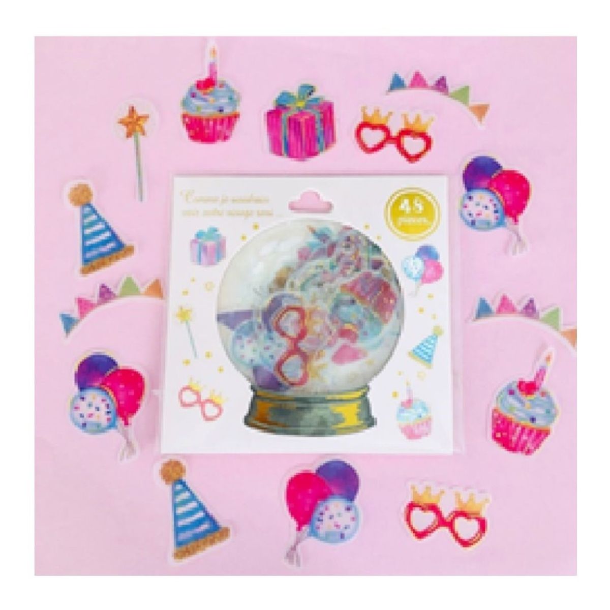 GENERICO - pack 48 stickers celebracion