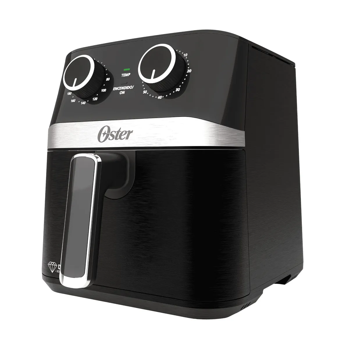 OSTER - Freidora De Aire Oster CKSTAF401MDF 4L Manual Con Revestimiento Antiadherente