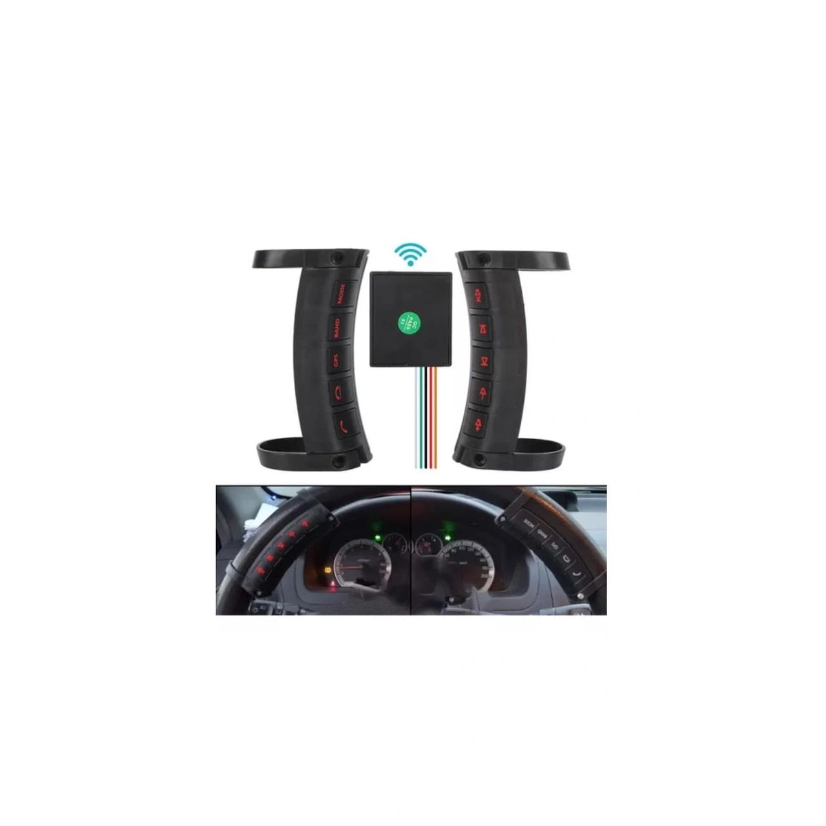 GENERICO - Mandos De Timon Universal Para Auto Radios Mp5 Y Android 2pc