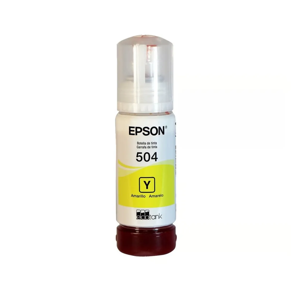 EPSON - Botella de tinta Epson 504 Yellow (T504420) L4150/L4160/L4260/L6270
