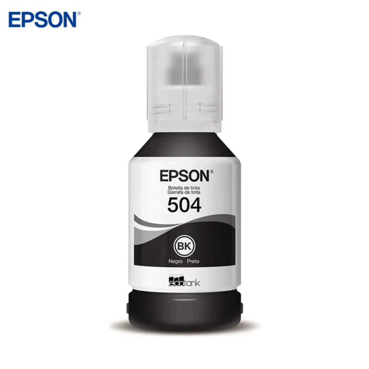 EPSON - Botella de tinta Epson 504 Negro (T504120) L4150 L4160 L4260 L6270
