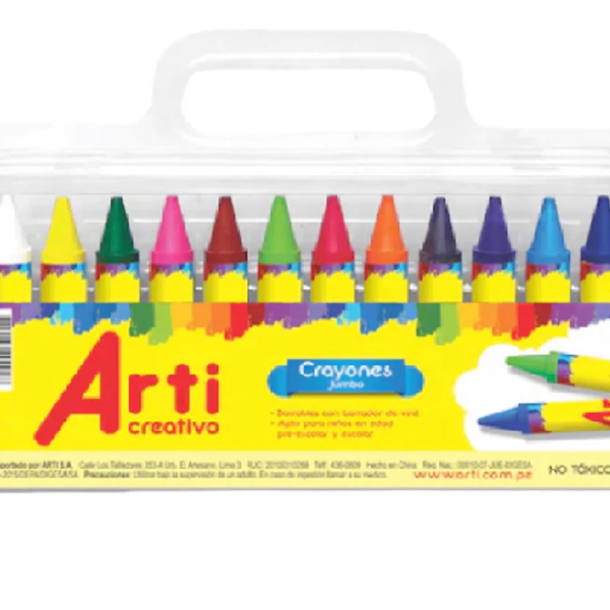 MAPED - 12 Crayolas Jumbo Arti Creativo