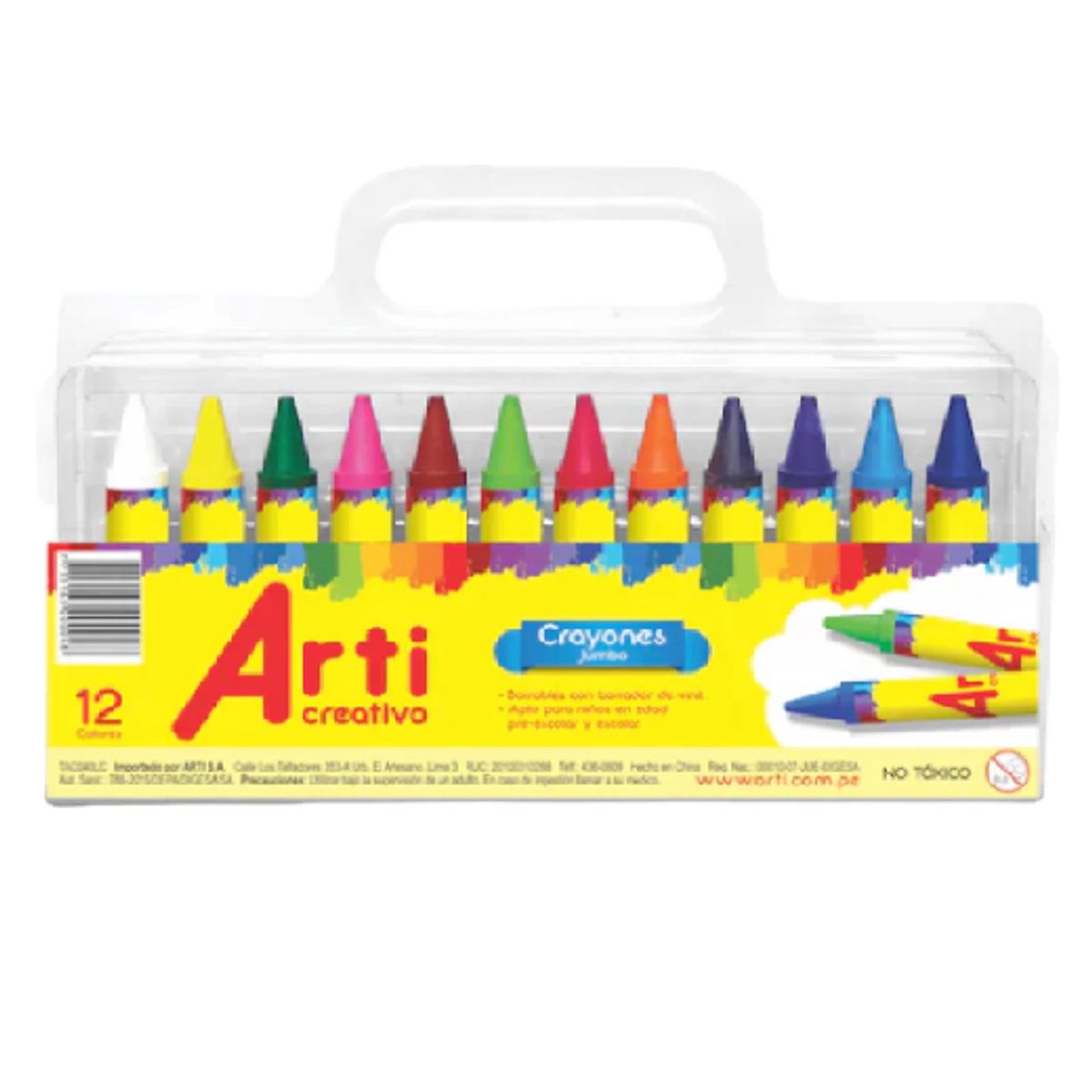 MAPED - 12 Crayolas Jumbo Arti Creativo