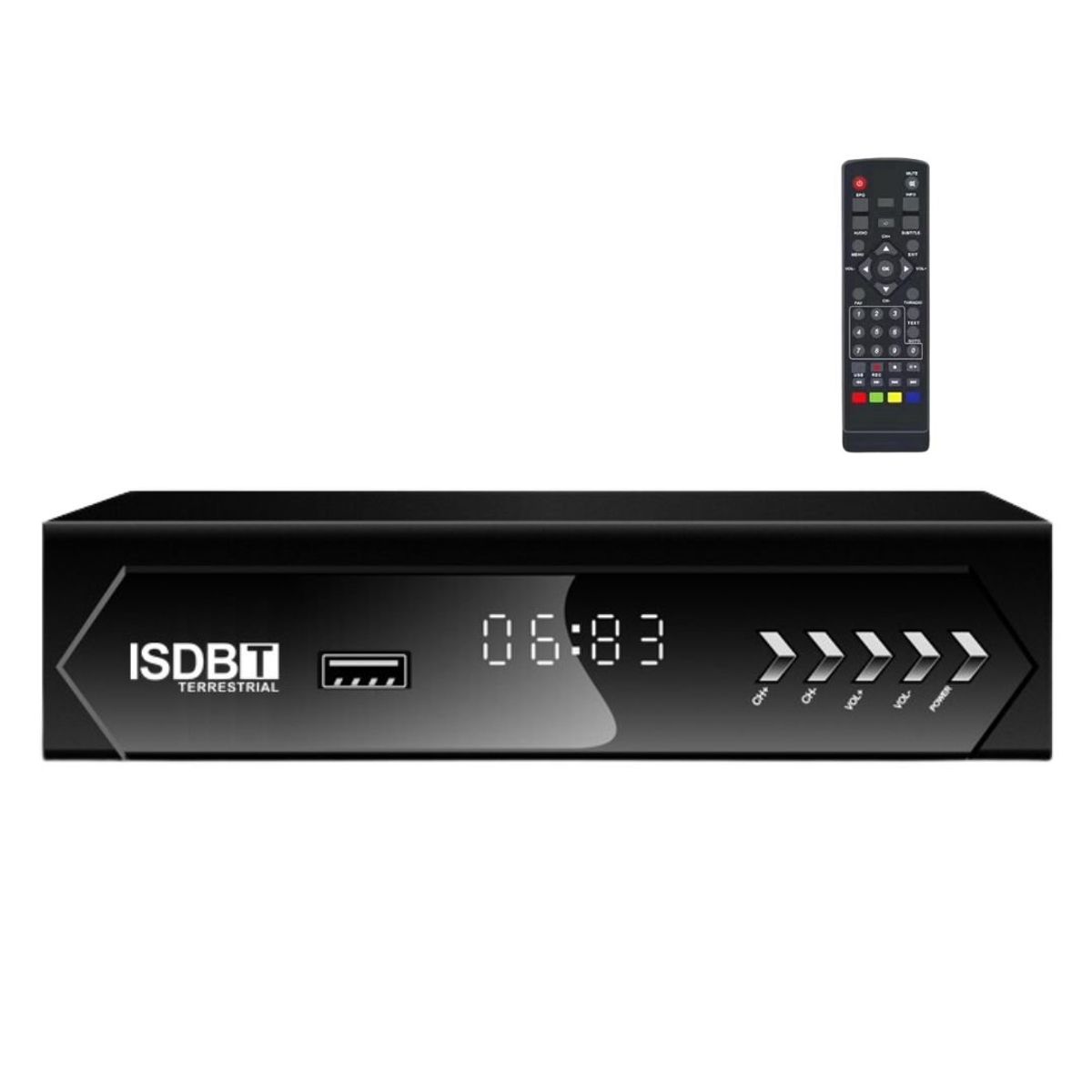 GENERICO - Decodificador Sintonizador Digital de TV Full HD Wifi Youtube ISDB2024