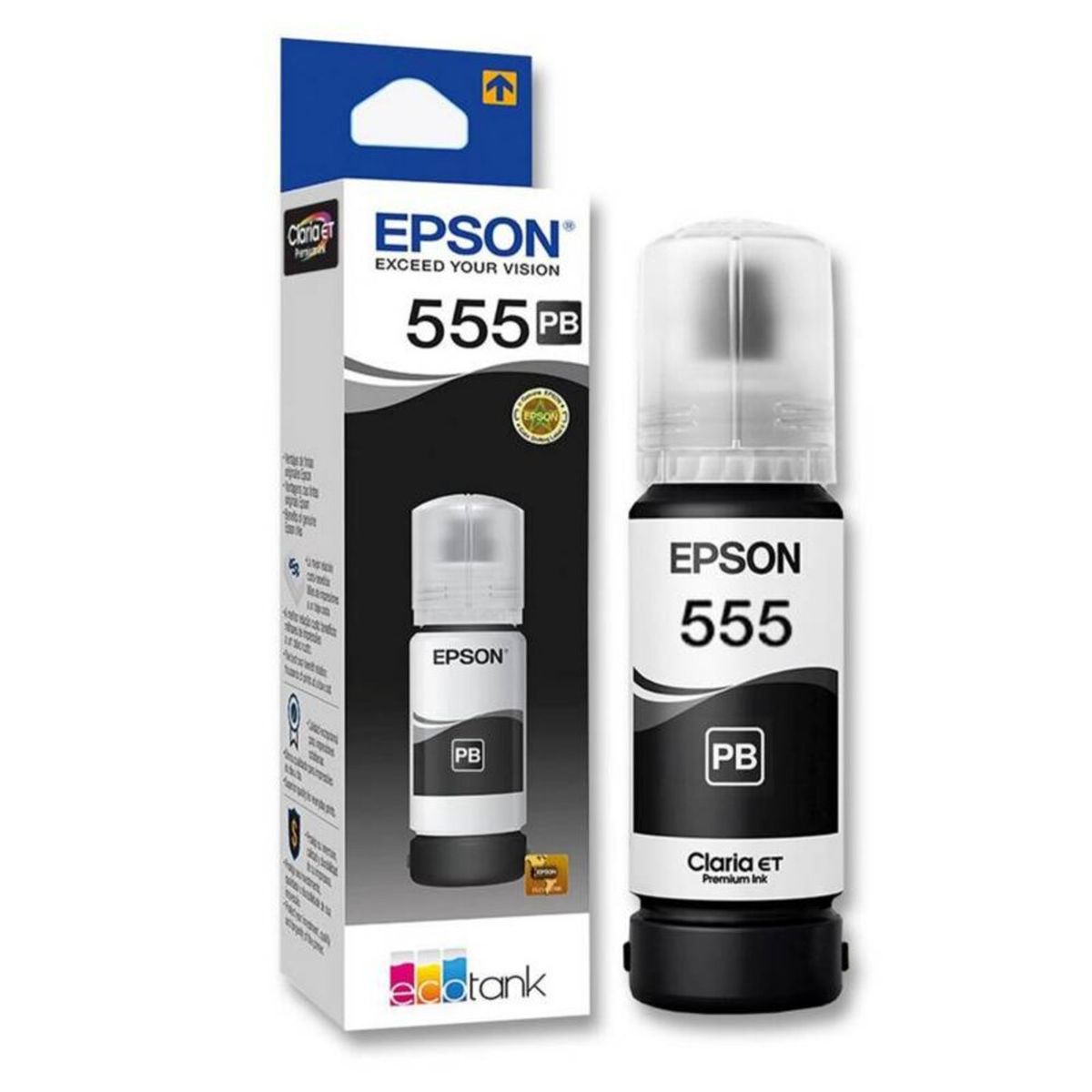 EPSON - BOTELLA DE TINTA EPSON 555 (T555120) PHOTO BLACK P/ L8160/ L8180