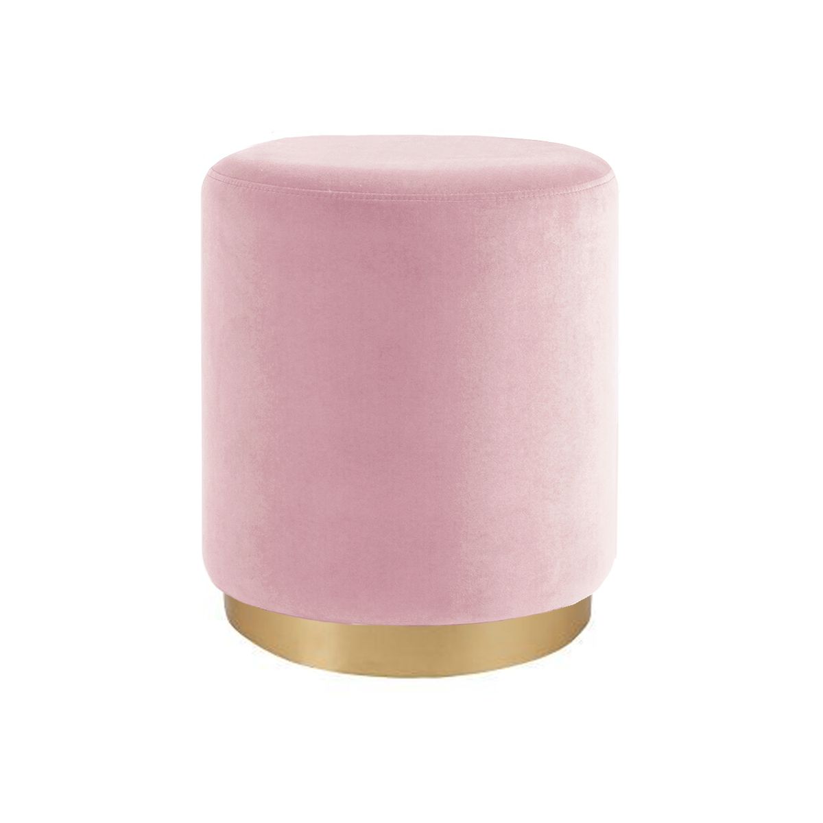 GENERICO - PUFF KARL GOLD ROSADO REDONDO