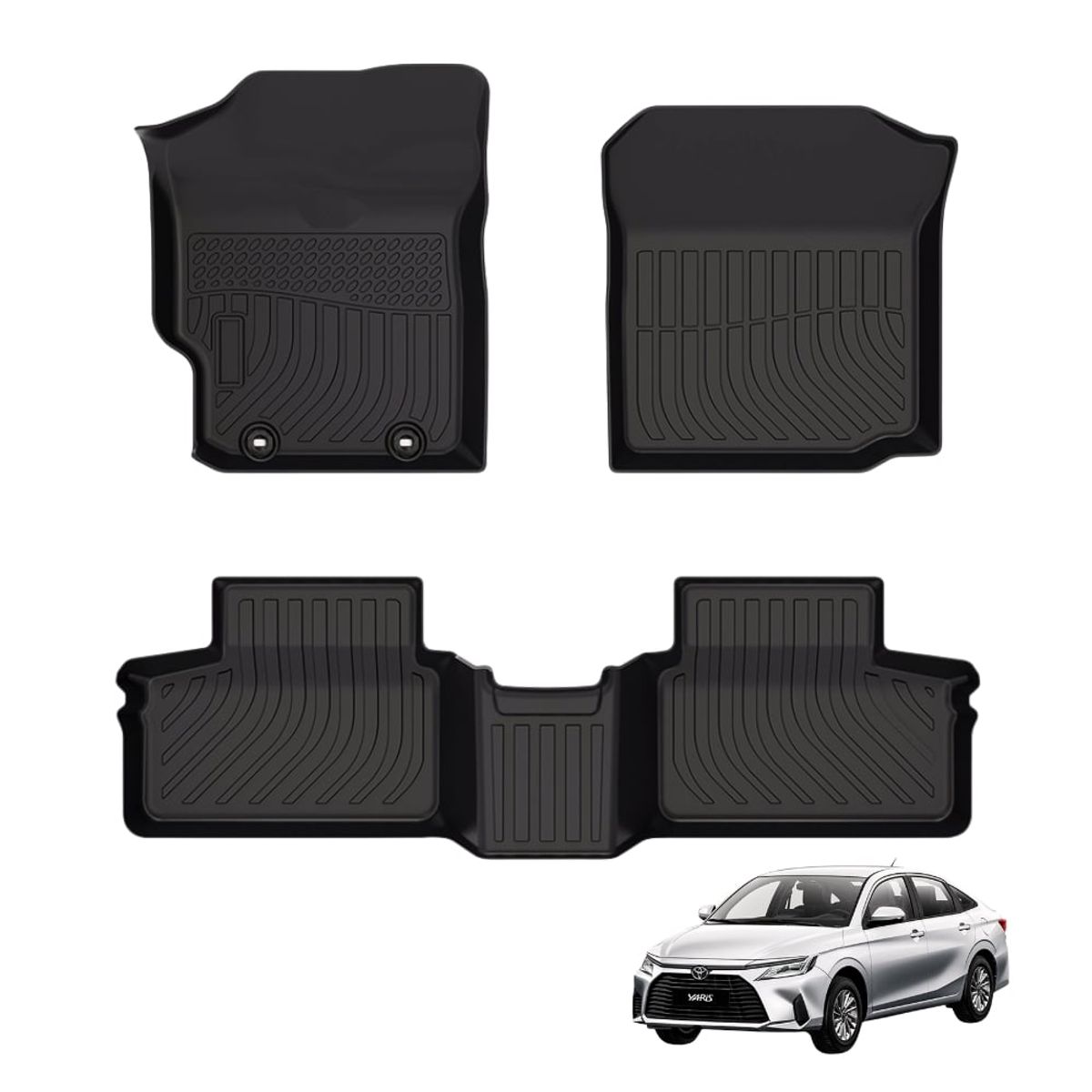 GENERICO - PROTECTOR  PISO 5D TPE TOYOTA YARIS 2023+