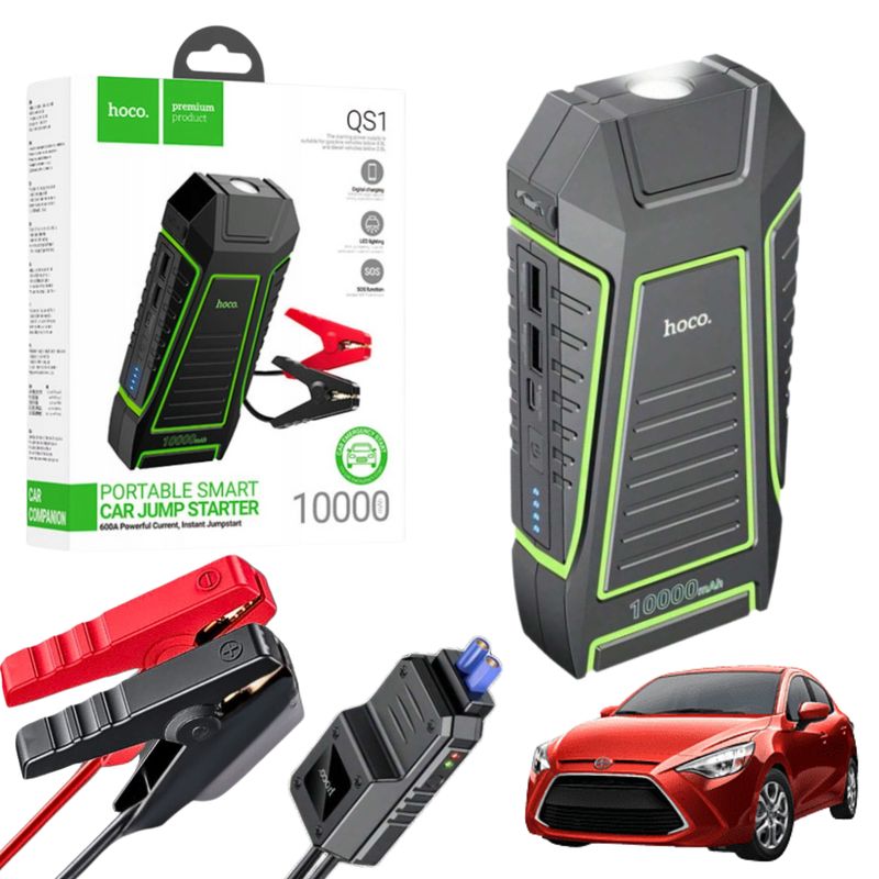 HOCO - Arrancador Bateria de Auto Power Bank Portatil HOCO QS1