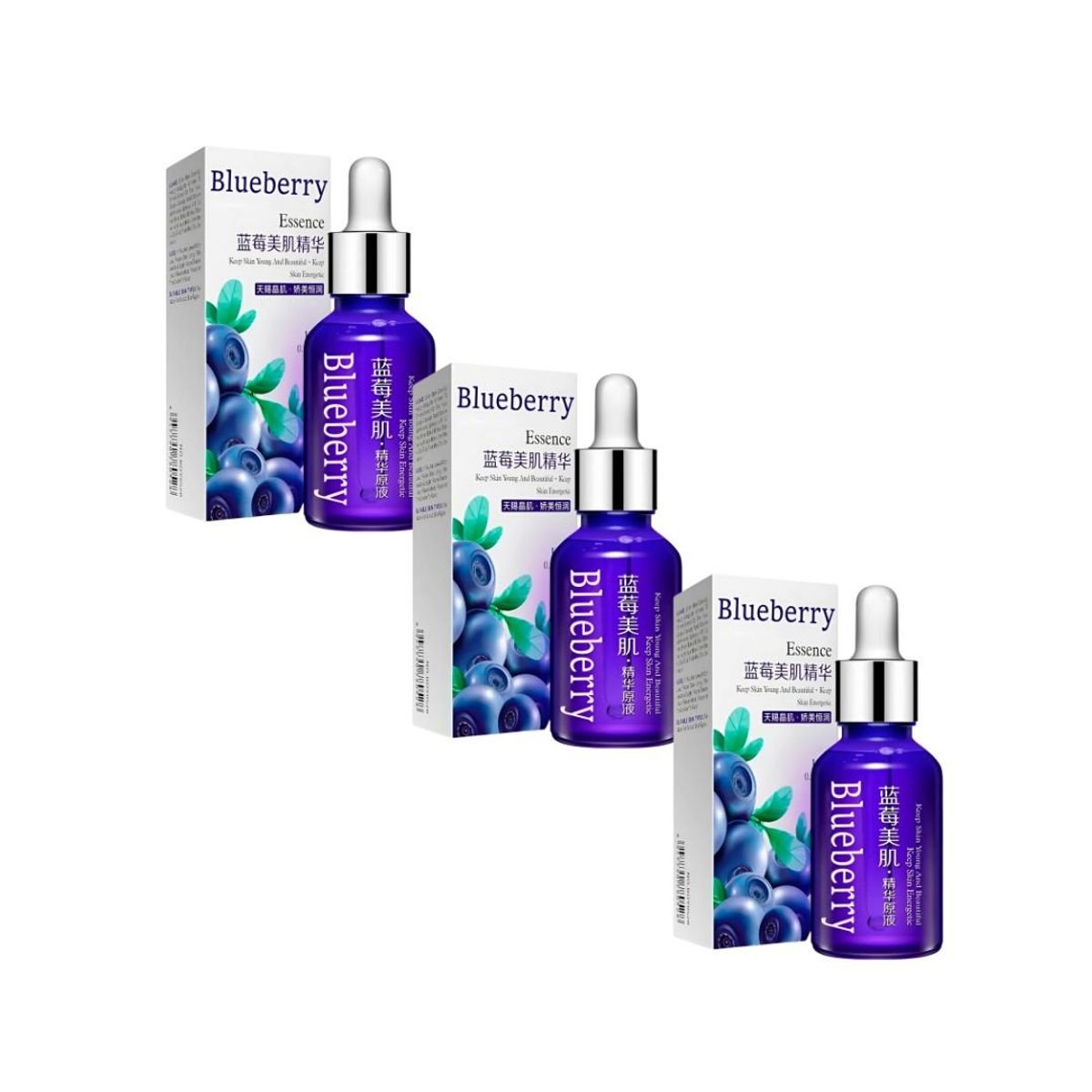 BIOAQUA - Serum Facial Bioaqua Blueberry Essence 15 Ml 3Unids