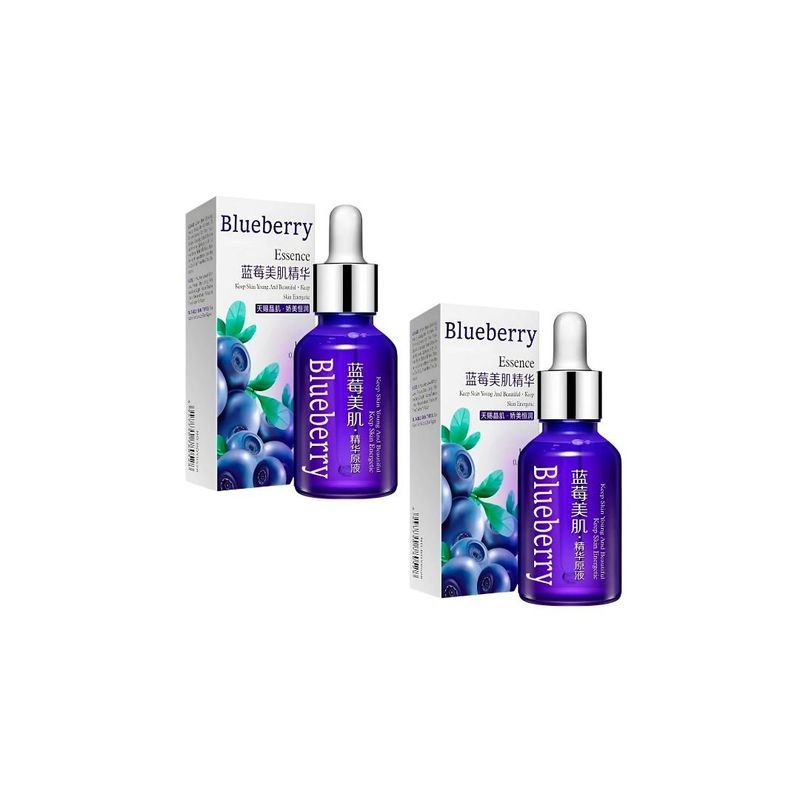 BIOAQUA - Serum Facial Bioaqua Blueberry Essence 15 Ml 2Unids