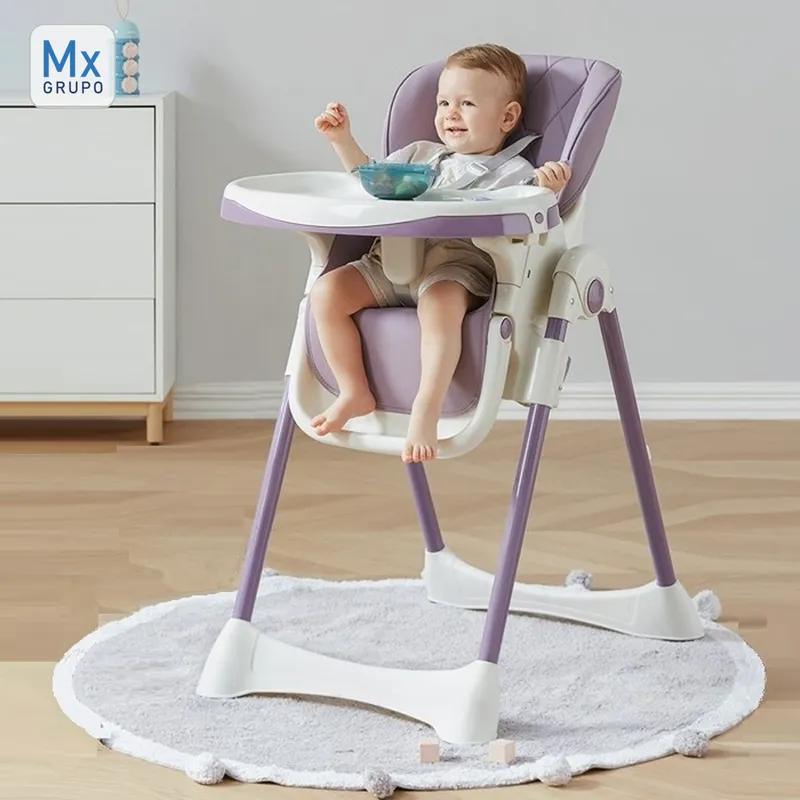 GENERICO - SILLA DE COMER PARA BEBE MX-002 MORADO
