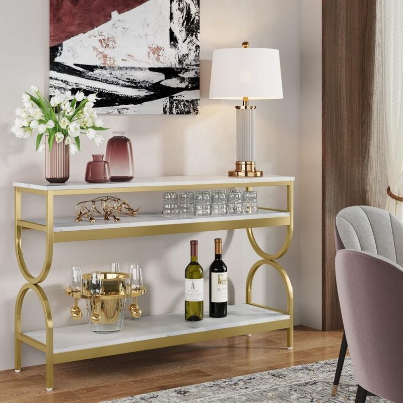GENERICO - Consola Recibidor Gatsby Blanco Coricha Home
