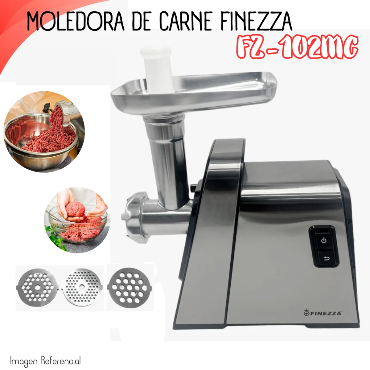 FINEZZA - Moledora de Carne Finezza FZ-102MC