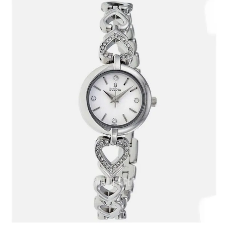 BULOVA - RELOJ BULOVA CRYSTAL SET CON COLLAR INCLUIDO