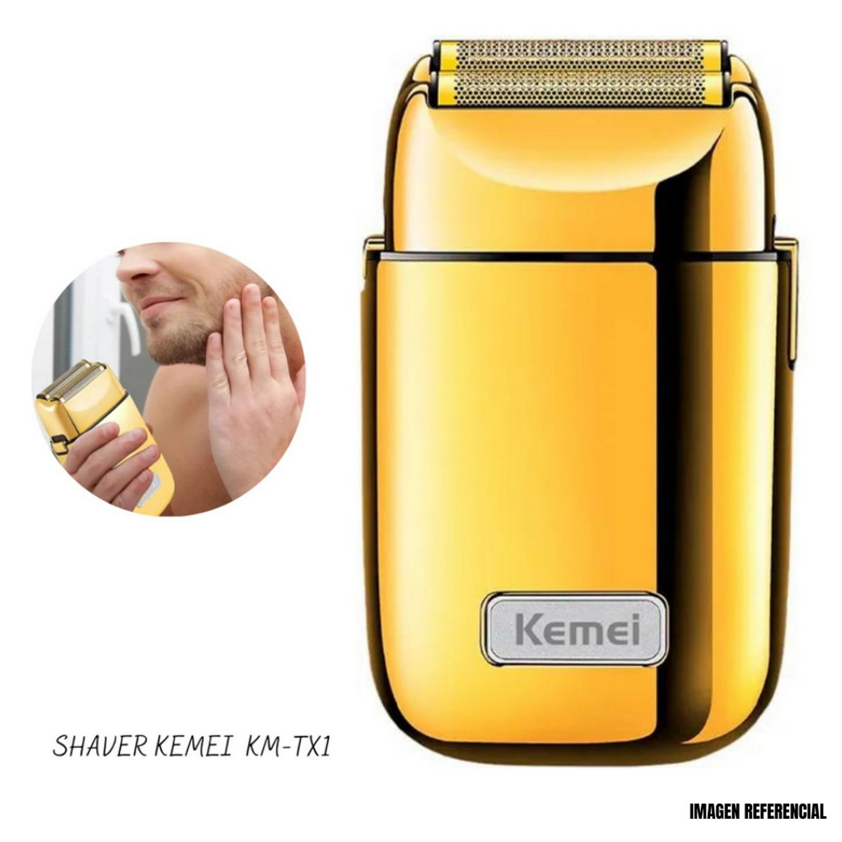 GENERICO - Afeitadora Shaver Kemei Recargable KM-TX1