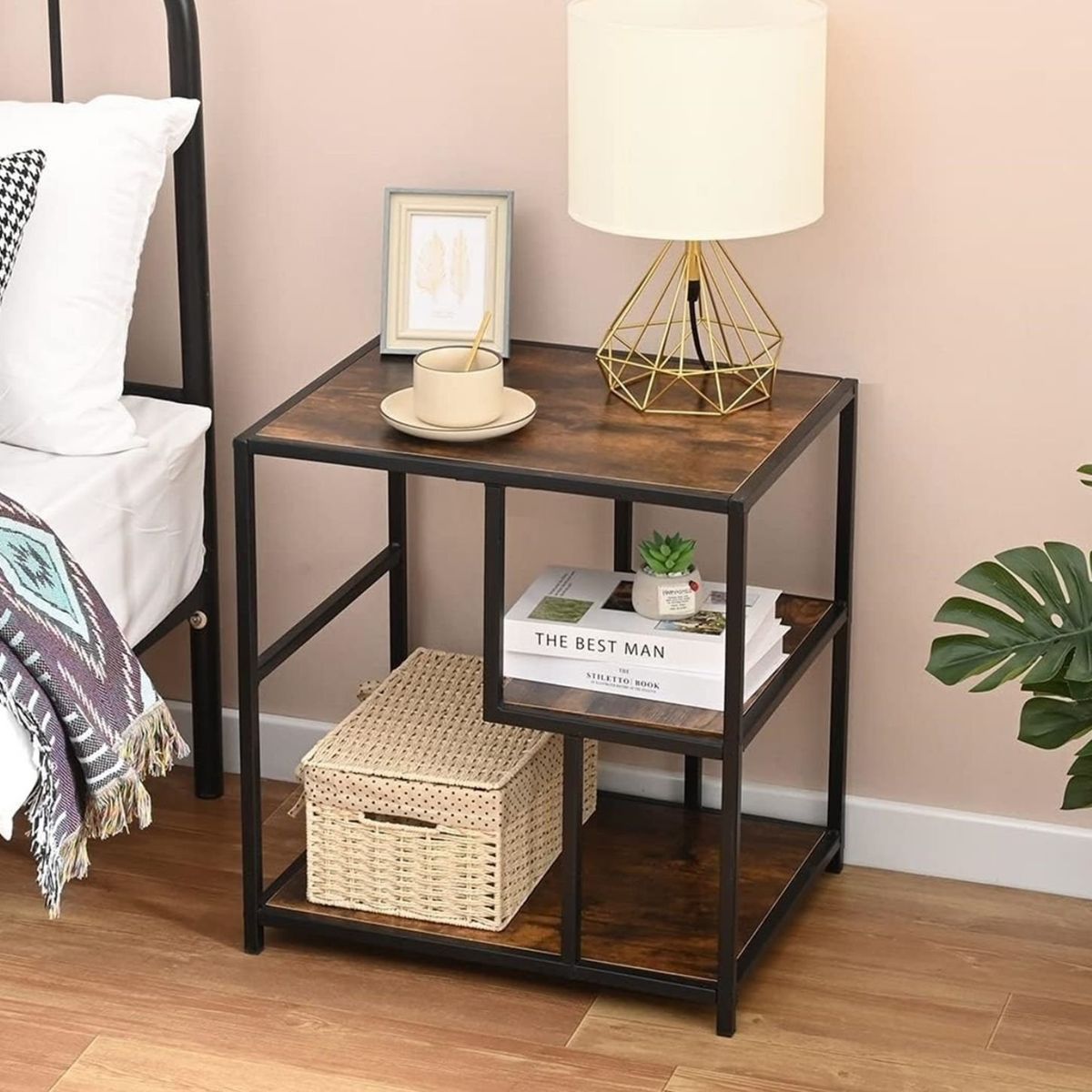 GENERICO - Mesa Auxiliar Emma Caramelo Coricha Home