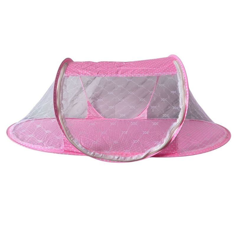 GENERICO - Mosquitero Portátil Plegable Para Bebe Rosado