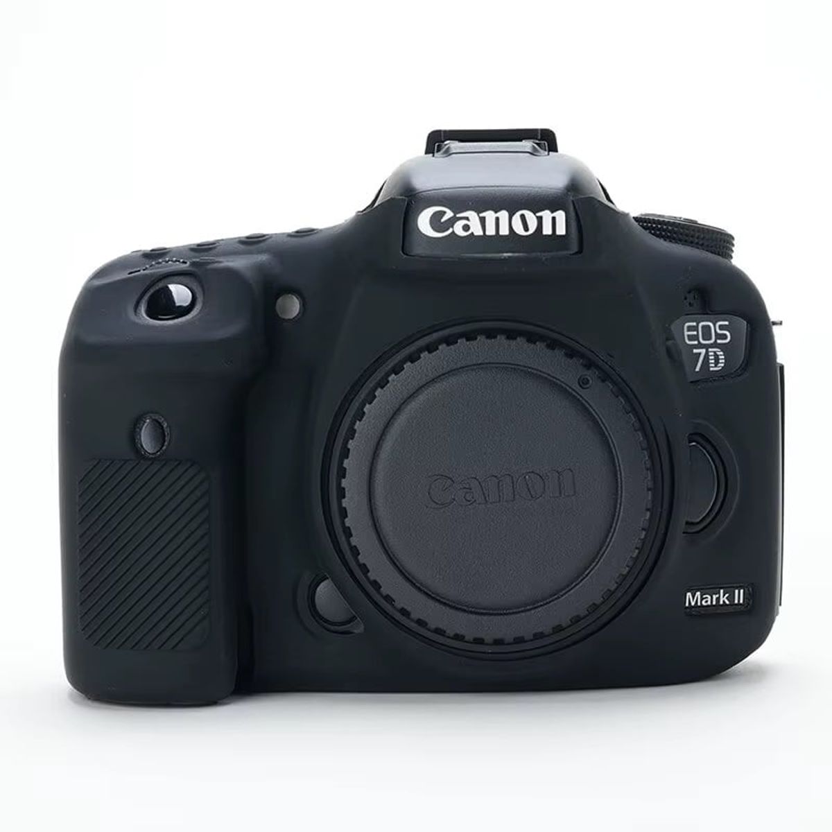 GENERICO - Funda Case de Silicona para canon 7D Mark II Negro