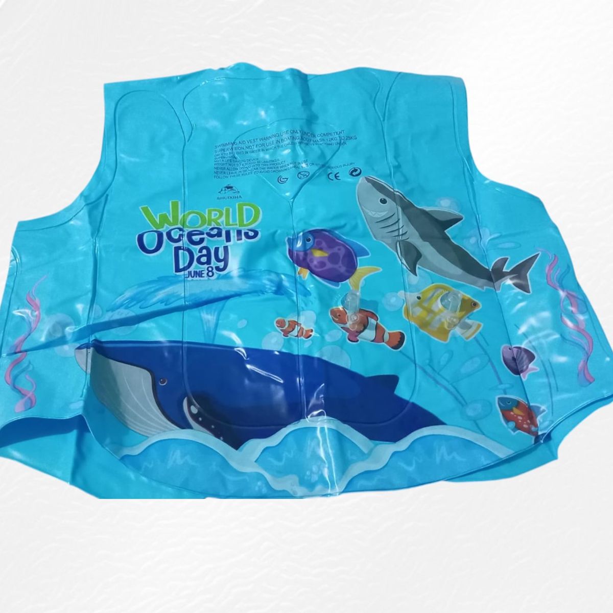 GENERICO - Flotador Chaleco Celeste Niños de 4 a 8 años