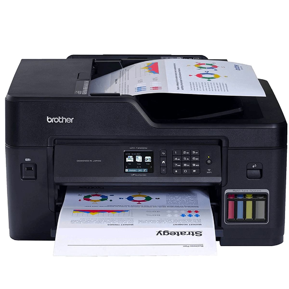 BROTHER - Impresora Brother MFC-T4500DW A3 Multifuncional Wifi ADF ETHERNET