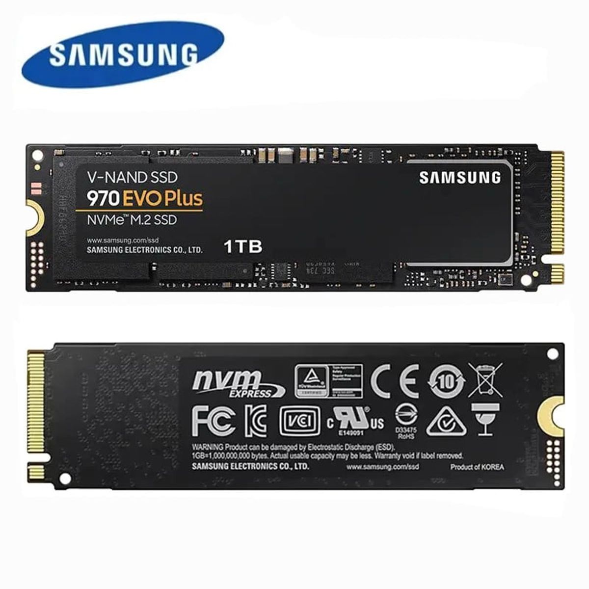 SAMSUNG - Disco solido SSD samsung 970 evo plus NVME M.2 / 1 TB