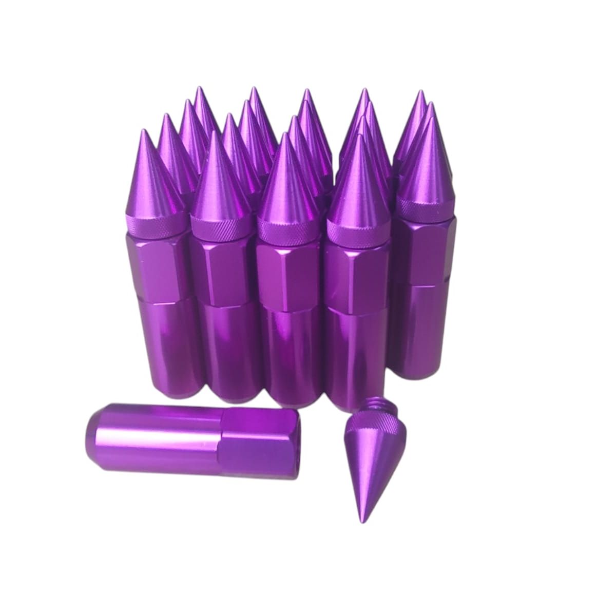 GENERICO - Tuercas Blox Para Aro 12X15X150 Lila