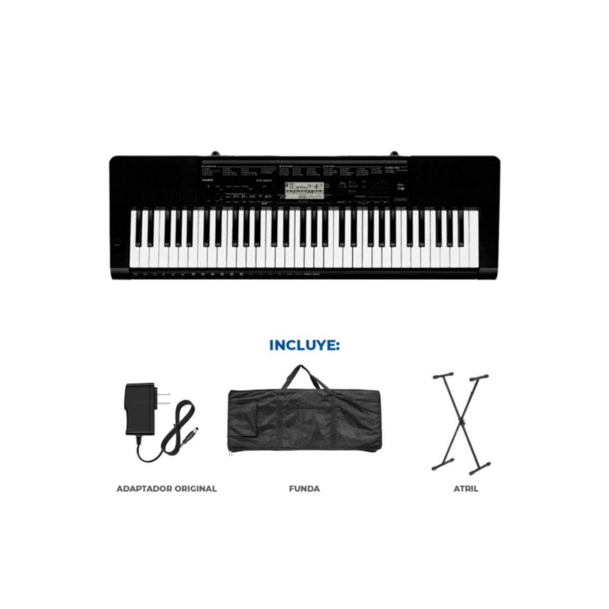 CASIO - Casio CTK-3500K2 Pack de Teclado