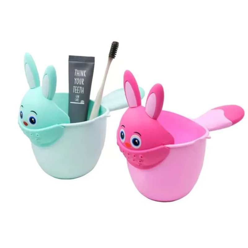 GENERICO - 2 Uni Jarra De Agua Para Enjuague De Baño Bebe Osito verde