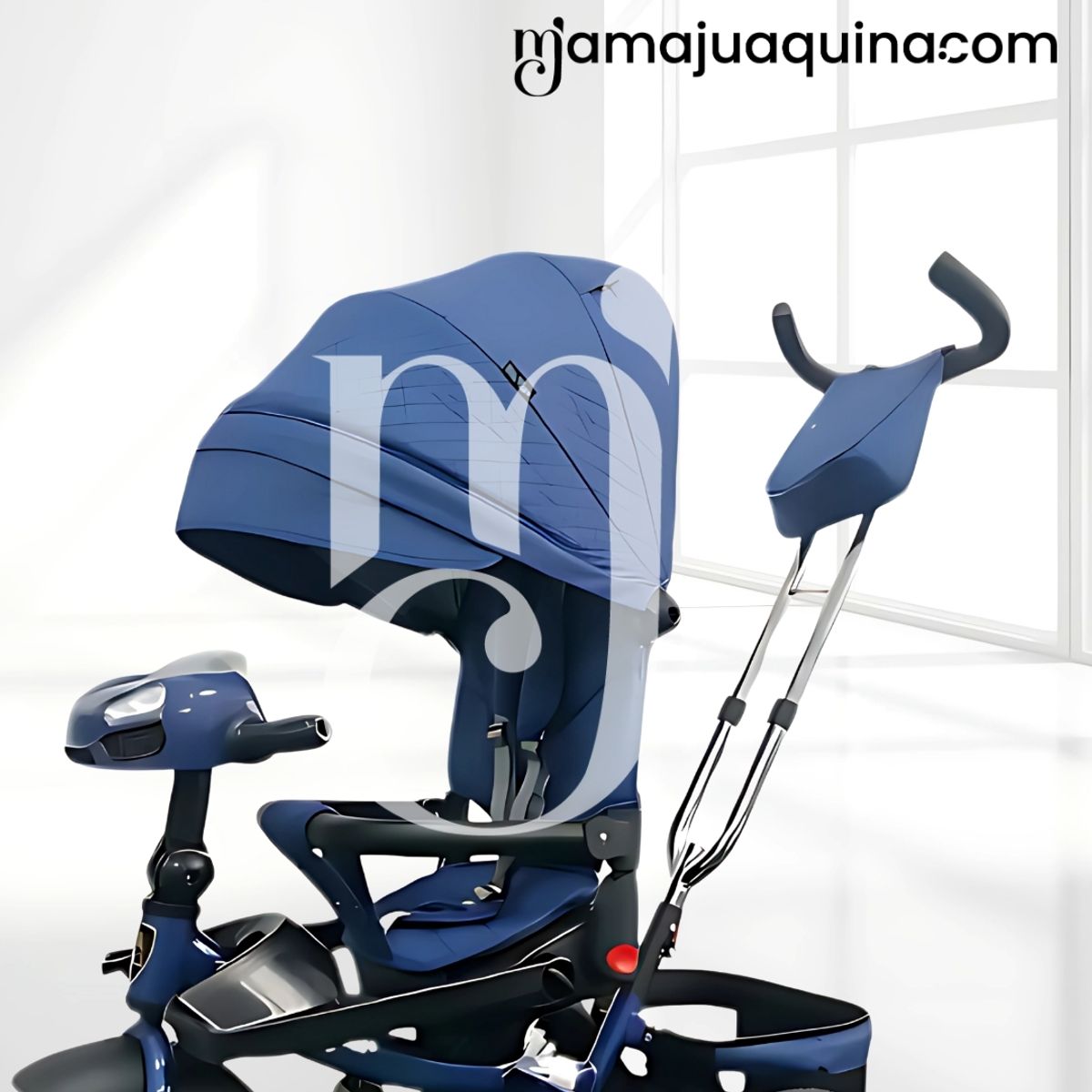 BABY KITS - Triciclo Guiador para Niños «EFABEL» Edición Limitada Blue