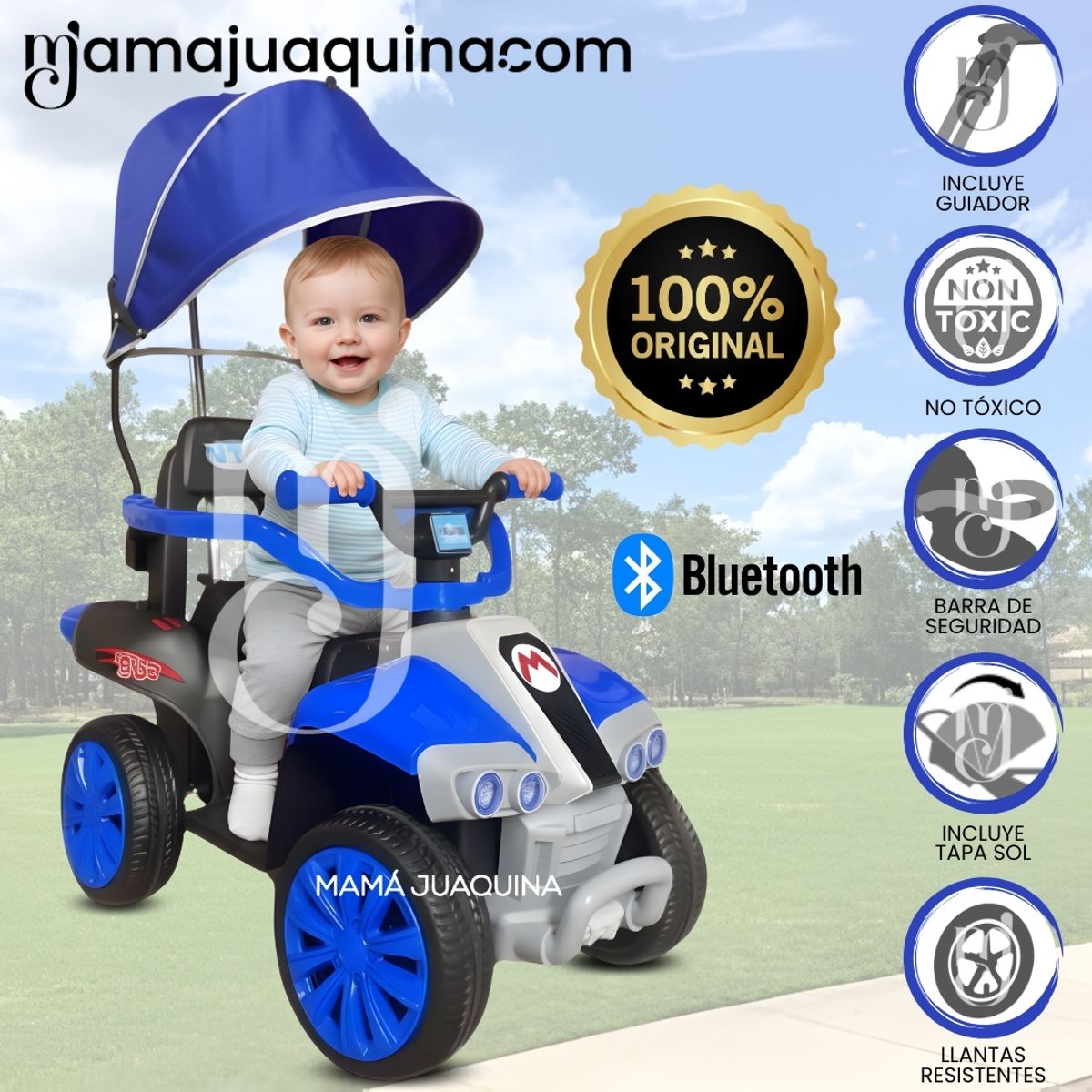 BABY - Correpasillo Guiador «LINZER» Blue