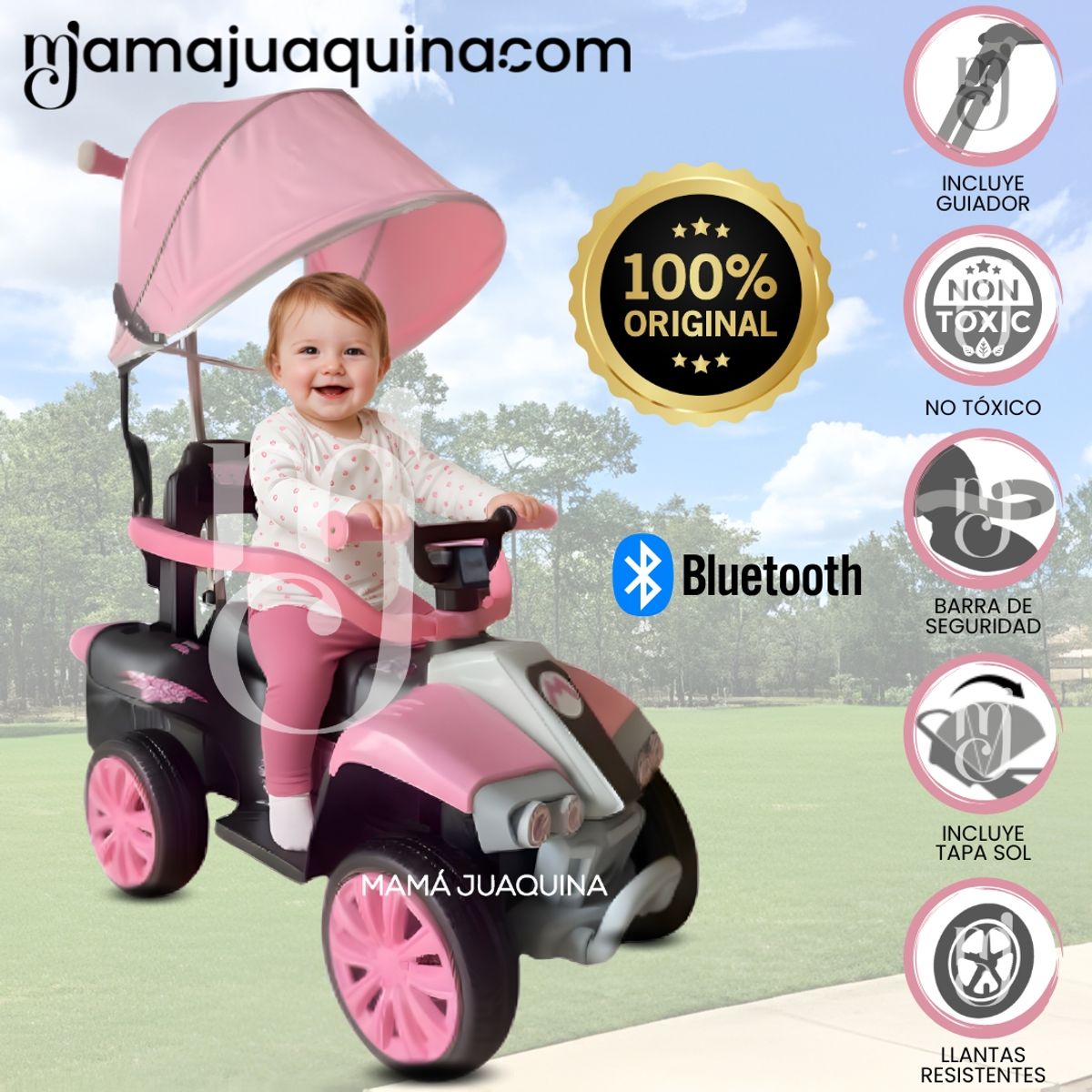 BABY - Correpasillo Guiador «LINZER» Pink