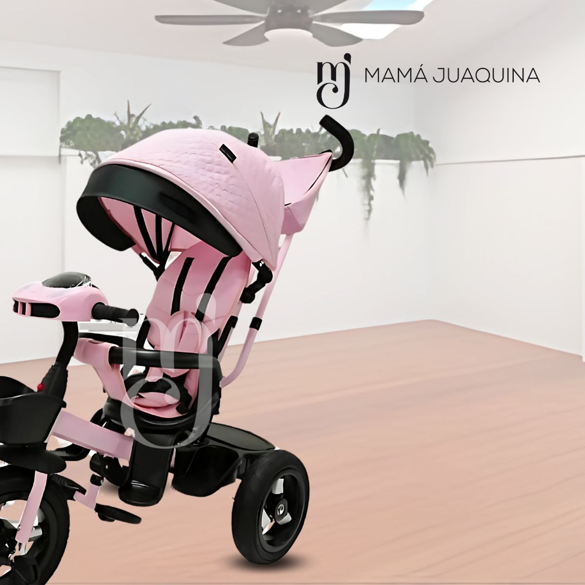 BABY KITS - Triciclo Guiador para Niños «RYMES» Pink