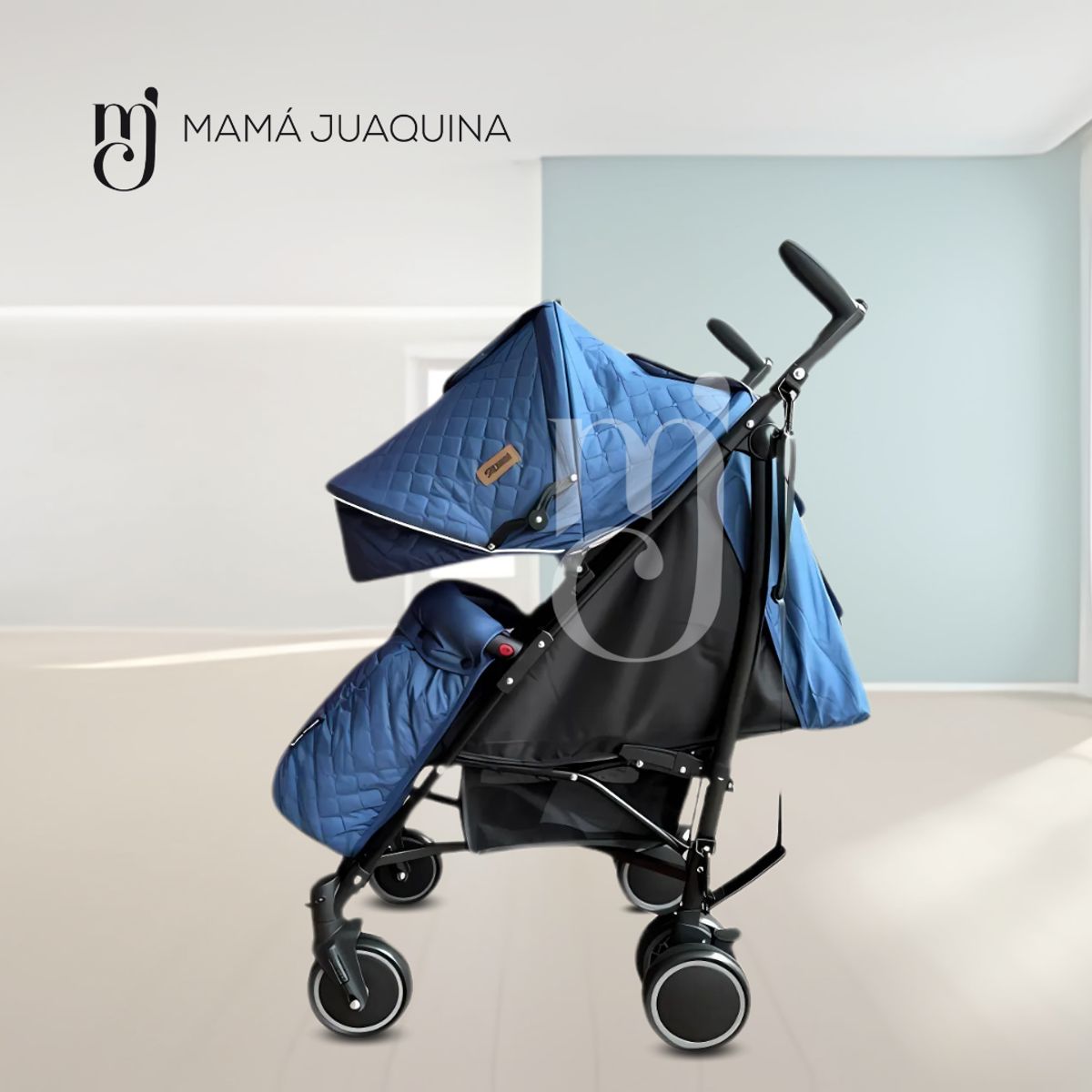 BABY HAPPY - Coche Bastón «SINNIA» Edición Limitada Azul