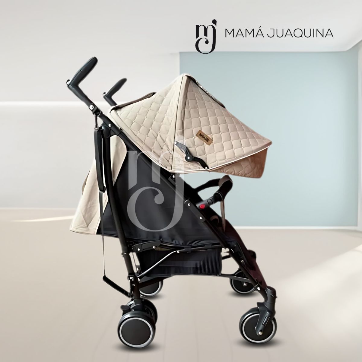 BABY HAPPY - Coche Bastón «SINNIA» Edición Limitada Beige