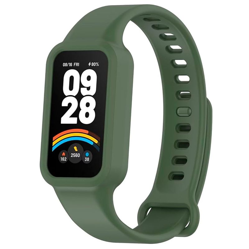 GENERICO - Correa Silicona para Xiaomi Smart Band 9 Active Verde