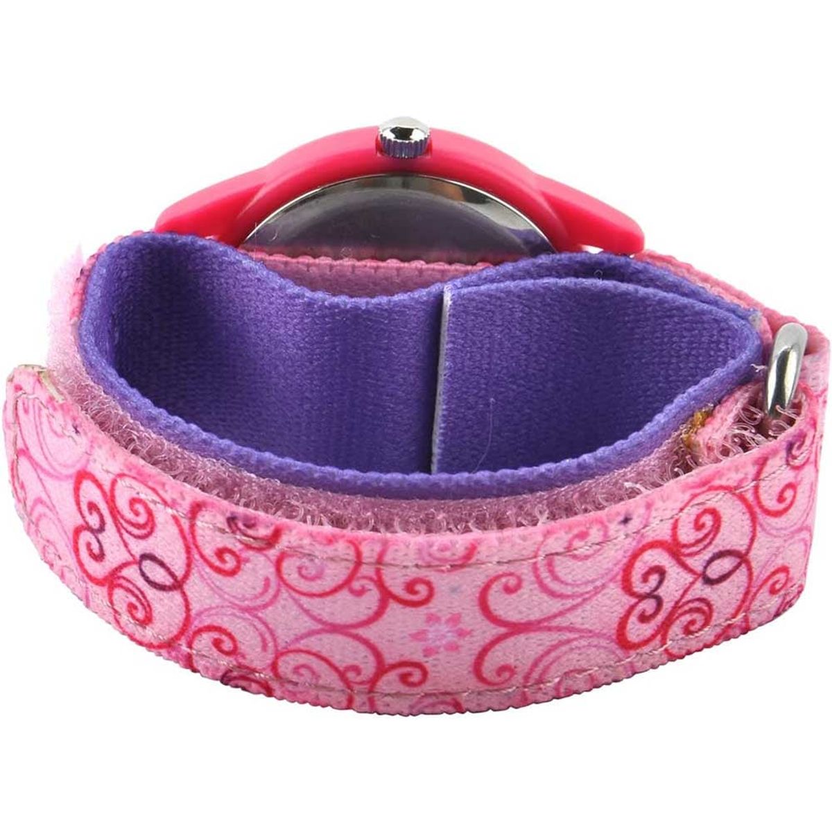 DISNEY - Reloj Infantil Disney Princesas Cuarzo Analógico Velcro Rosa W001667