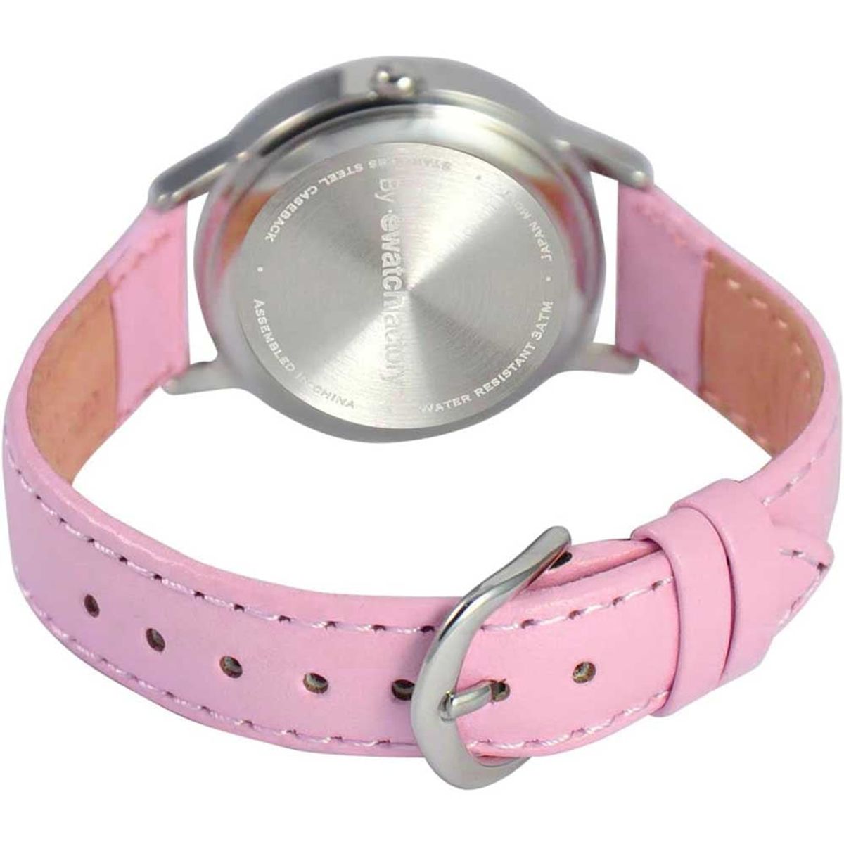 DISNEY - Reloj Infantil Red Balloon Cuarzo Analógico Acero Piel Rosa W000196