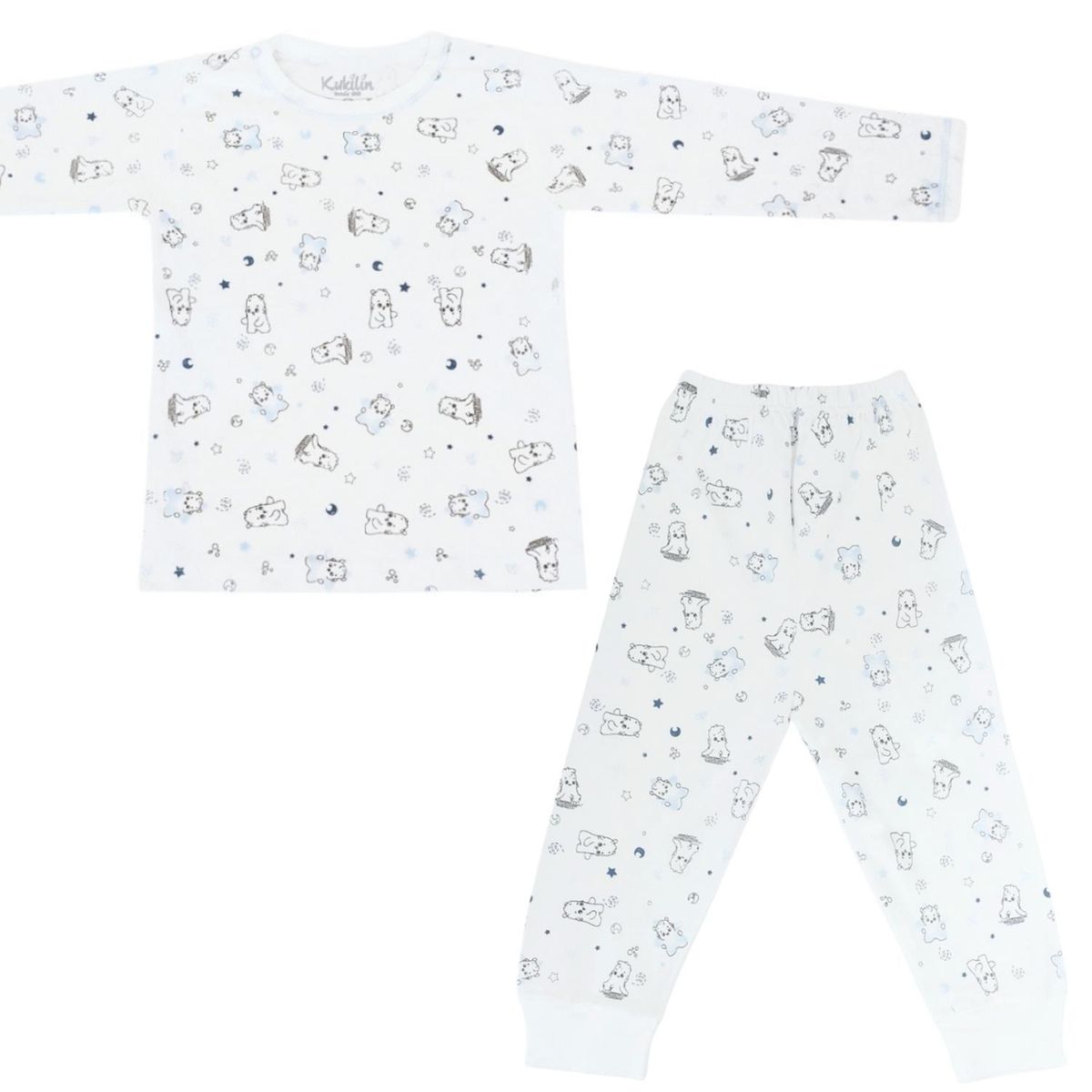 GENERICO - Pijama de Bebé de Algodón Suave - Ositos