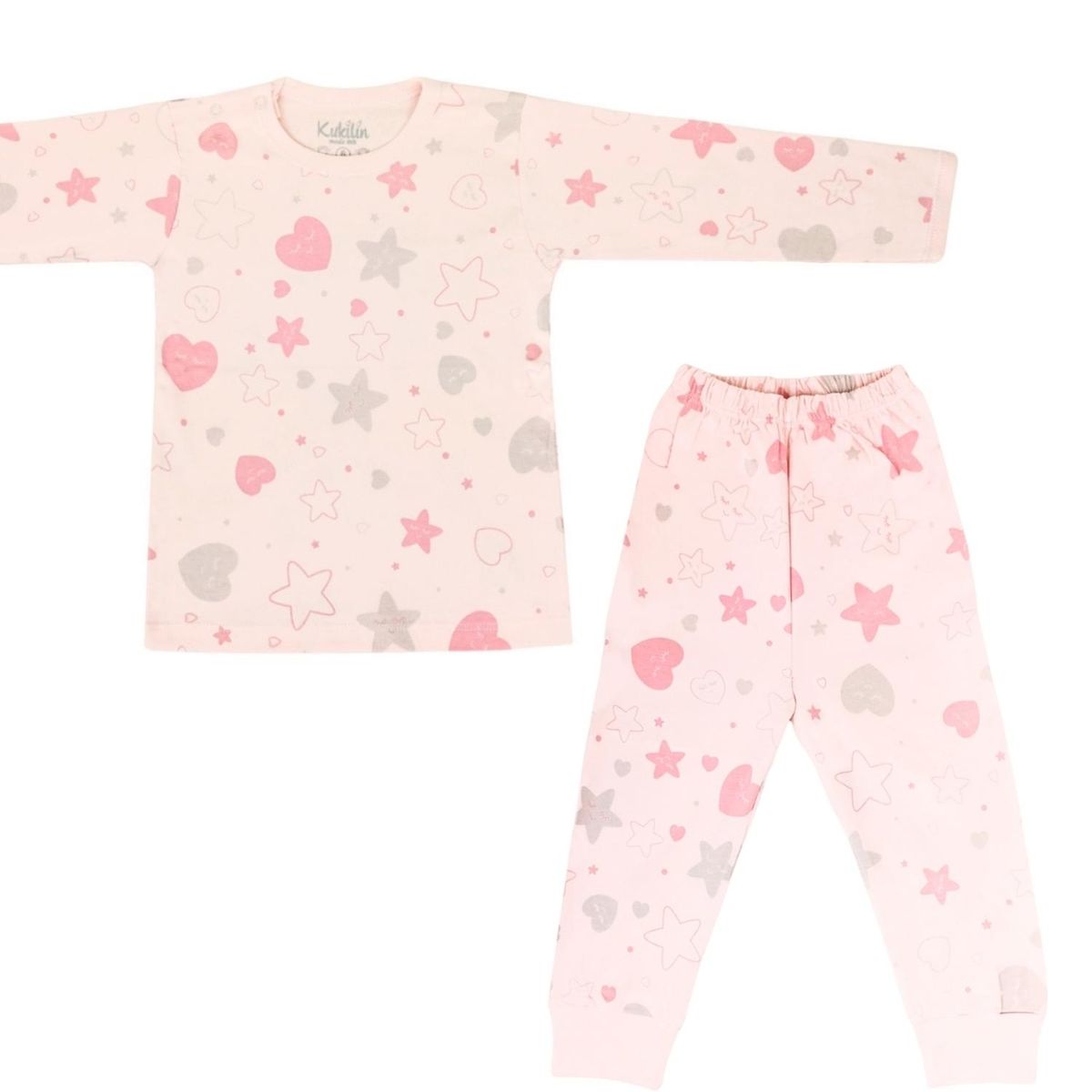 GENERICO - Pijama de Bebé de Algodón Suave - Estrellas