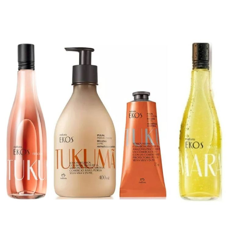 NATURA - Ekos tukuma hidratante corporal y de manos 75gr + 2 colonias