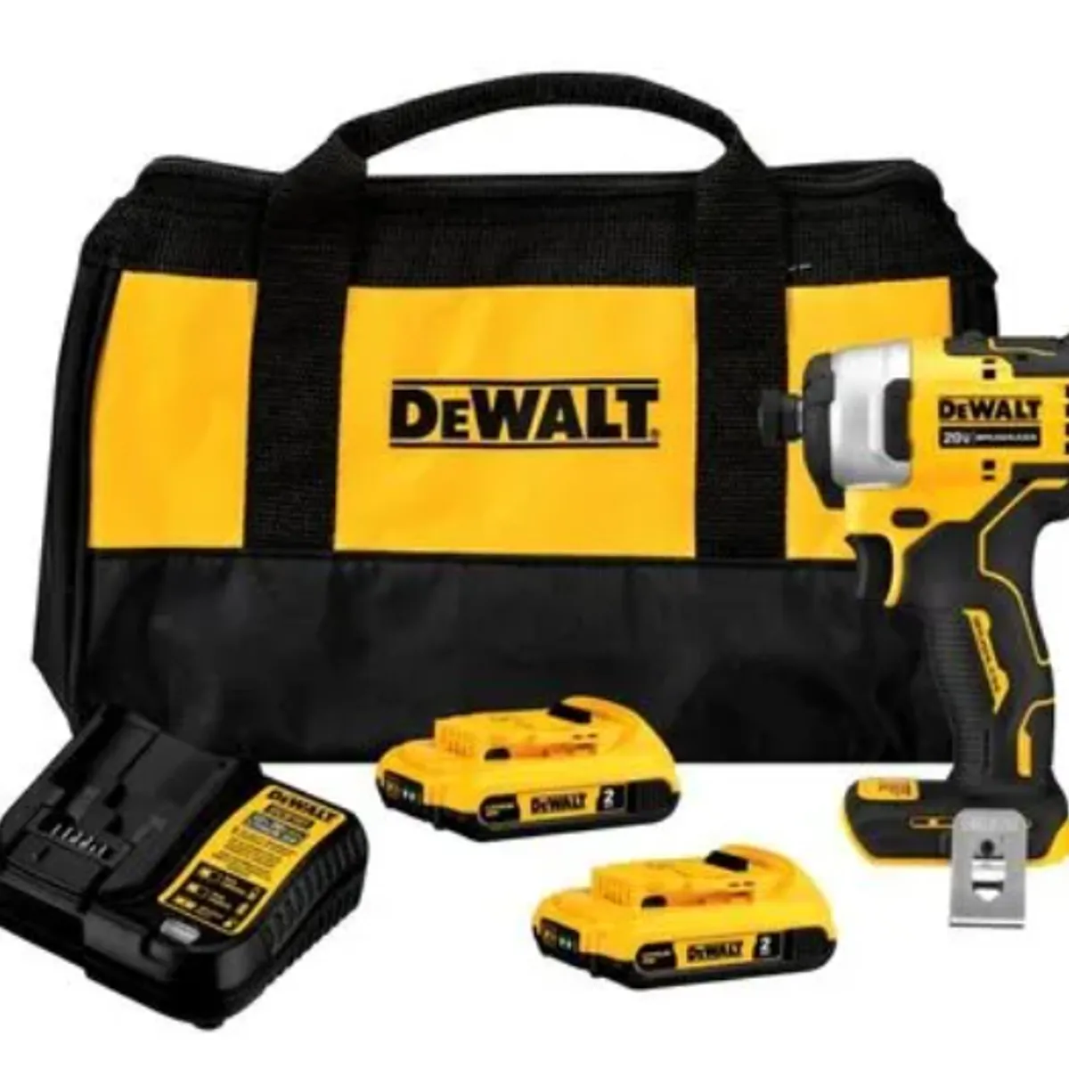 DEWALT - Atornillador de Impacto 1/4" Hex 20V XR 2 Bat y Carg Dewalt