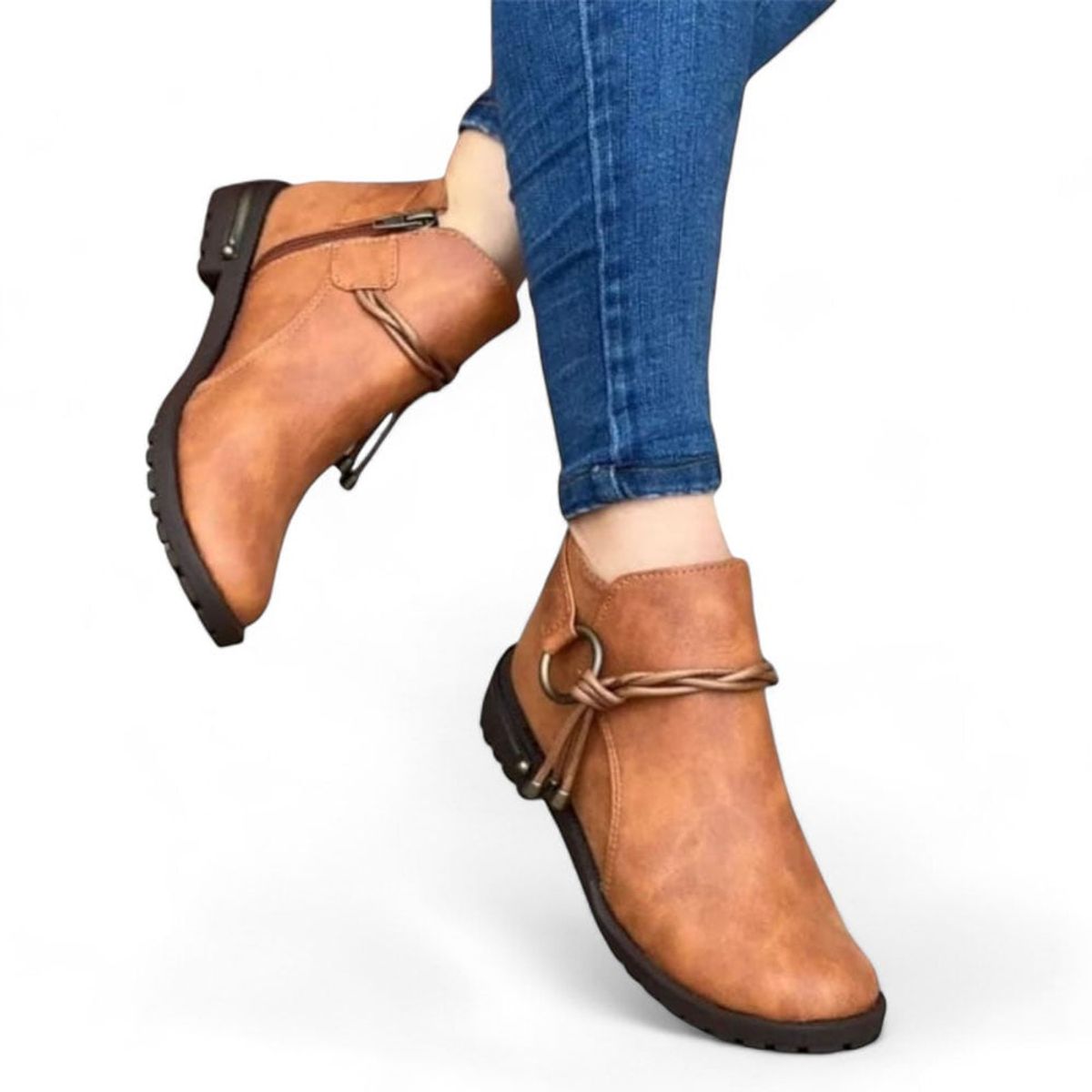 GENERICO - Botin Mujer Trm2046L-40 Color Camel.-