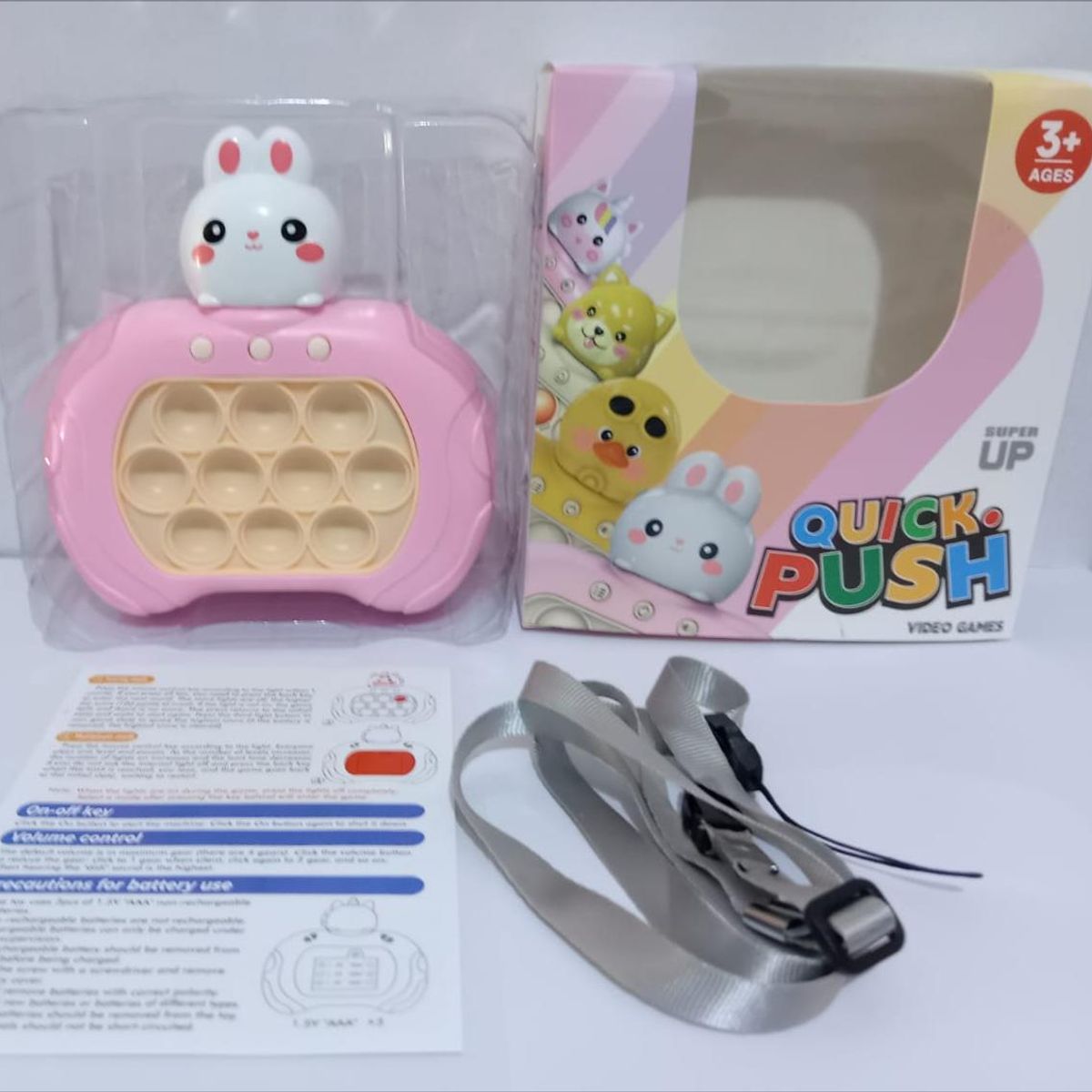 GENERICO - Pop it Electronico  - Conejo rosado