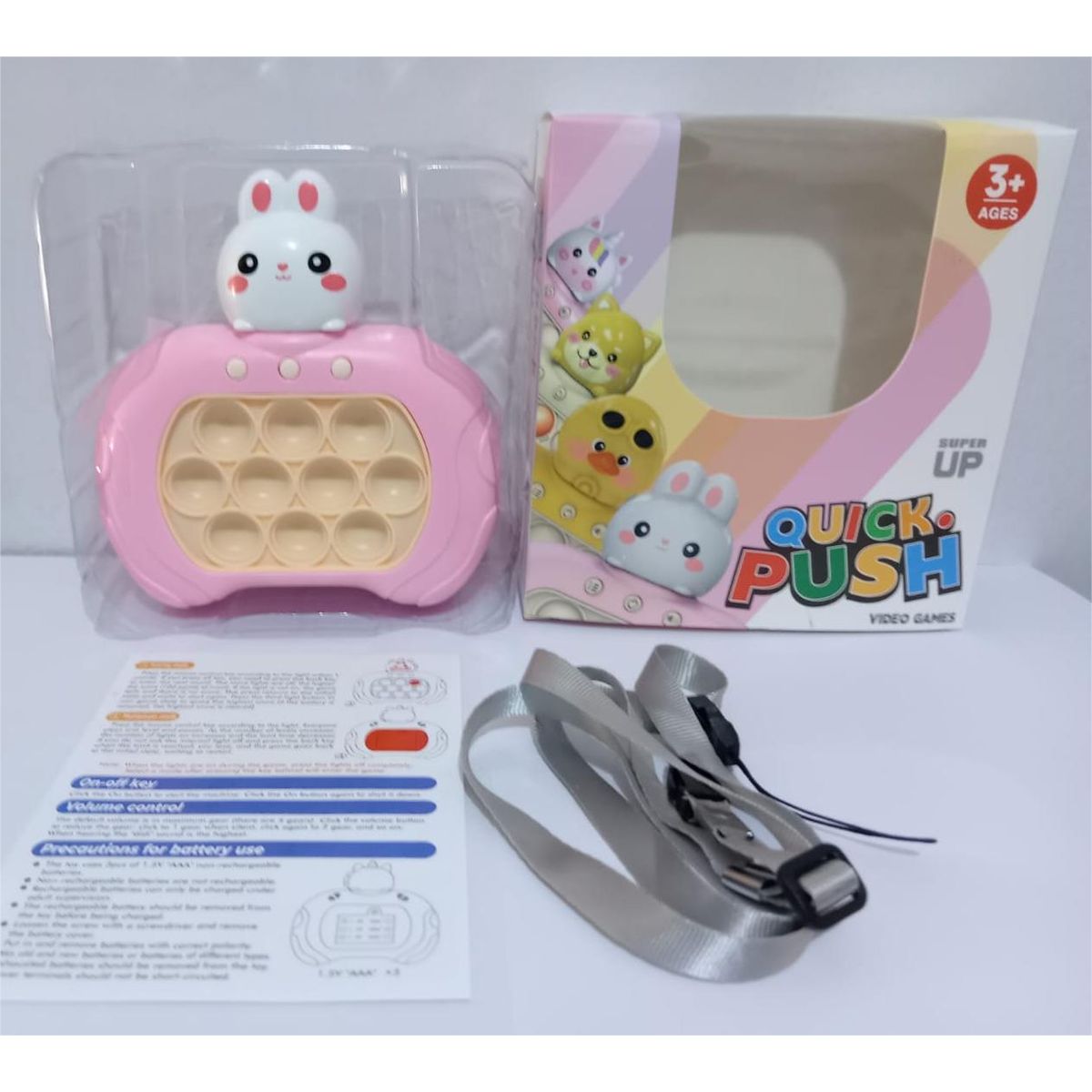 GENERICO - Pop it Electronico  - Conejo rosado