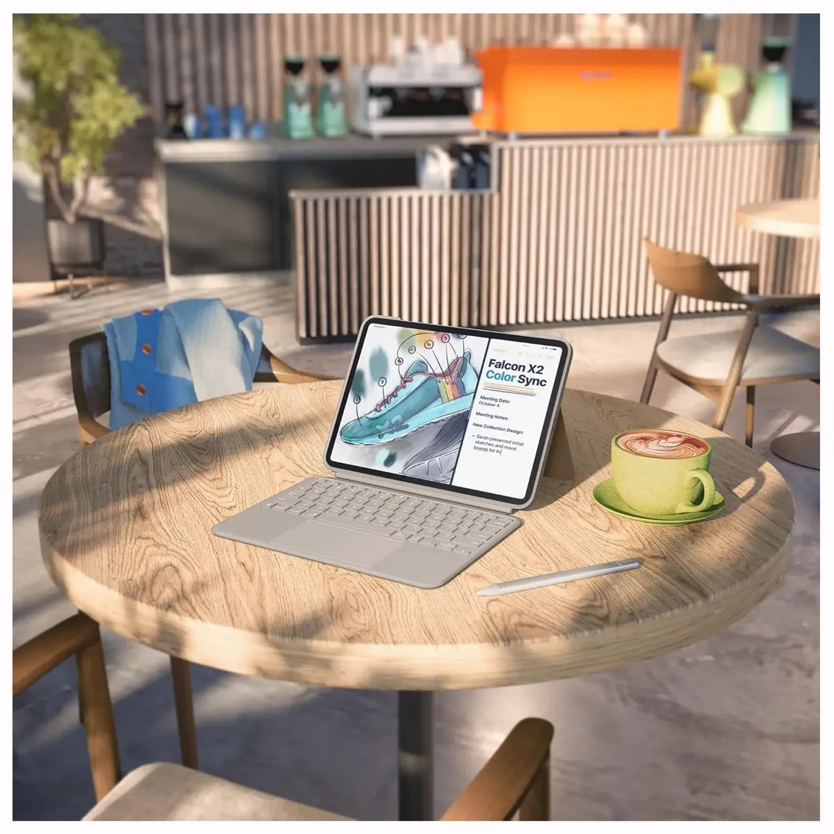 LOGITECH - Logitech Combo Touch Para iPad Pro 11 Chip M4 (2024) - Ingles