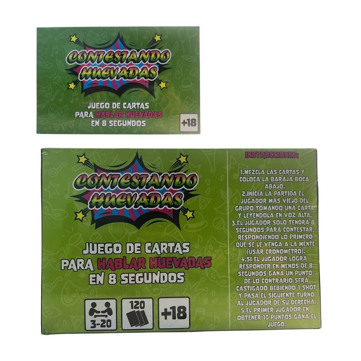 GENERICO - Juego De Mesa Contestando Hu3v4das +18Años