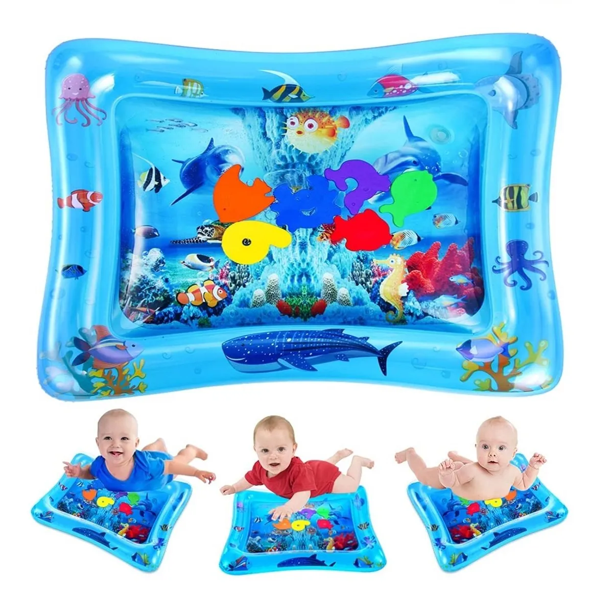 GENERICO - Tummy Time - Alfombra de Agua Sensorial para Bebés