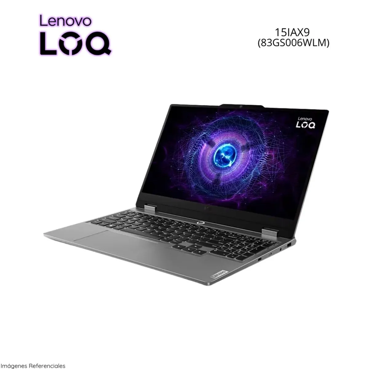 LENOVO - Laptop Gamer Lenovo LOQ 15IAX9 Intel Core i5-12450HX 8GB RAM 512GB SSD 15.6" FHD RTX 3050 83GS006WLM