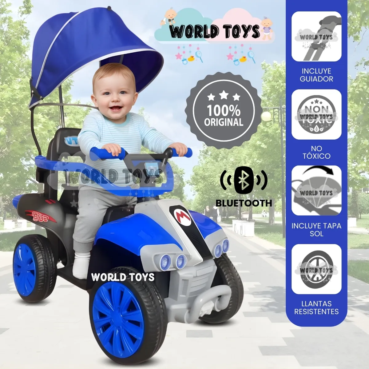 BABY - Correpasillo Guiador «LINZER» Blue