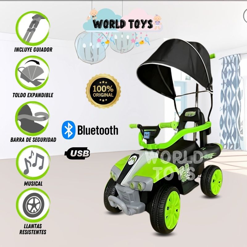 BABY - Correpasillo Guiador «LINZER» Green